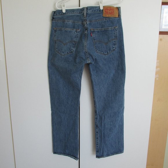 Levi's 501 Blue Jeans 36x30 - Picture 2 of 16